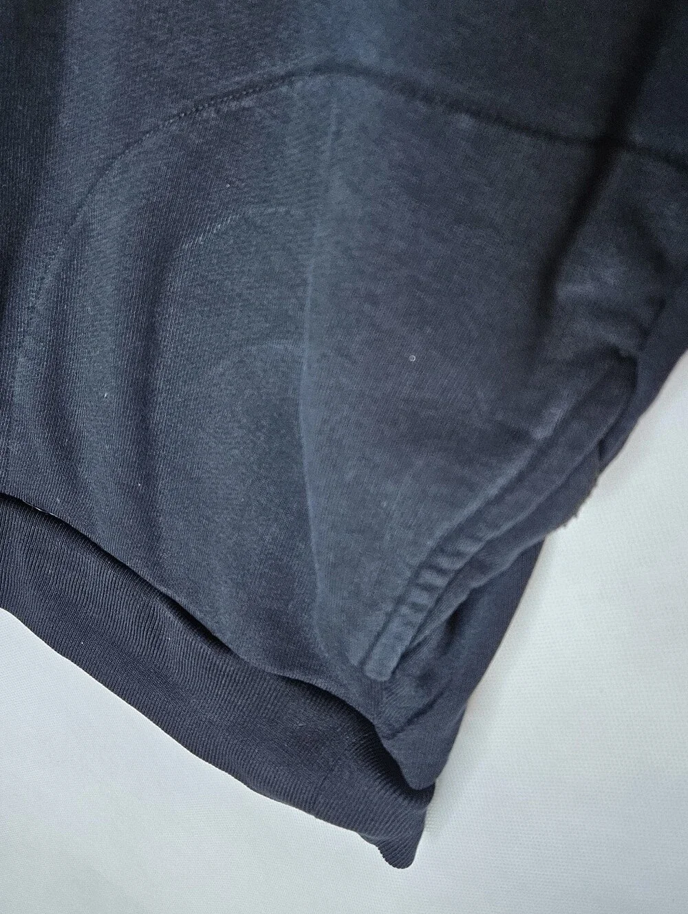 Everlane Organic Cotton The Track Half-Zip Sweatshirt Blue Pullover Size XL